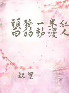 头发一半红一半白的动漫人物