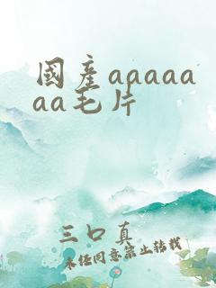 国产aaaaaaa毛片