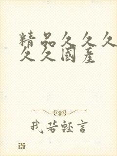 精品久久久久久久久国产