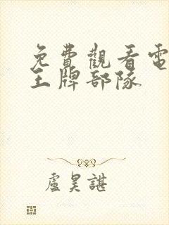 免费观看电视剧王牌部队