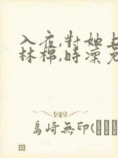 入夜,对她上瘾林棉,时凛免费阅读