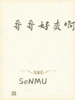 哥哥好爽啊啊啊