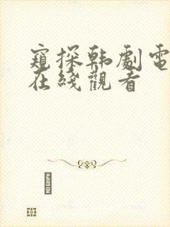 窥探韩剧电视剧在线观看