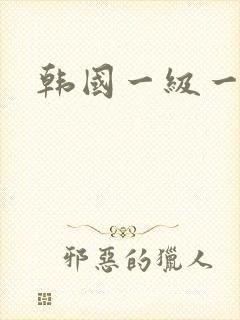 韩国一级一级片