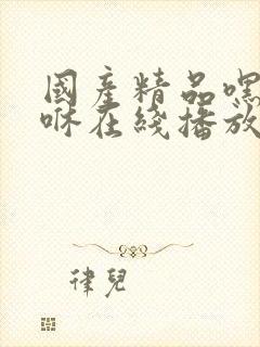 国产精品嘿咻嘿咻在线播放