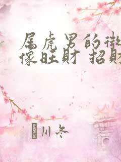 属虎男的微信头像旺财 招财