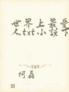 世界上最爱我的人txt小说下载