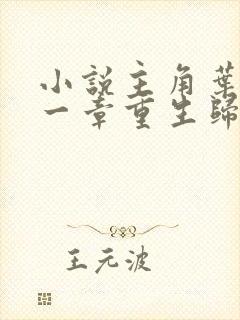 小说主角叶风第一章重生归来