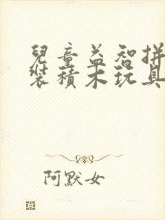 儿童益智拼插拼装积木玩具