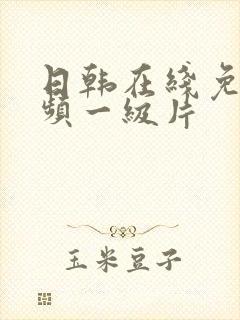 日韩在线免费视频一级片