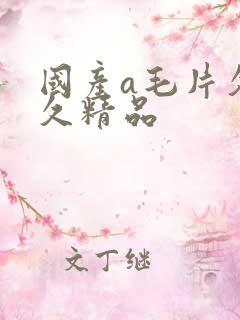 国产a毛片久久久精品