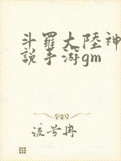 斗罗大陆神界传说手游gm