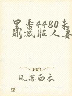 里番4480未删减版人妻中文