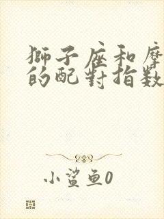 狮子座和摩羯座的配对指数是多少