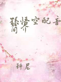 孙悟空配音李扬简介