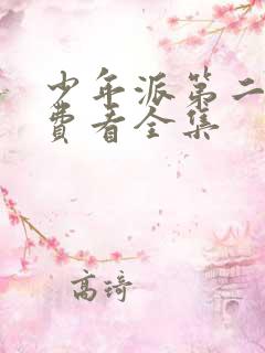 少年派第二季免费看全集