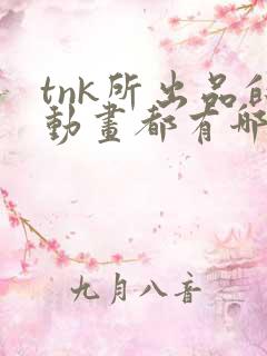 tnk所出品的动画都有哪些