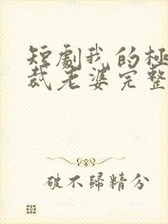 短剧我的极品总裁老婆完整版在线看完