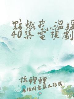 点燃我,温暖你40集电视剧免费观看