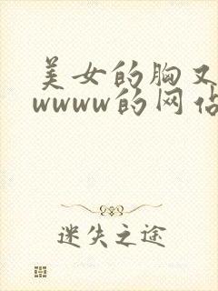 美女的胸又黄又wwww的网站