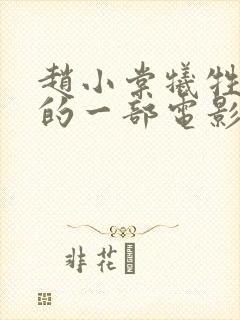 赵小棠牺牲最大的一部电影