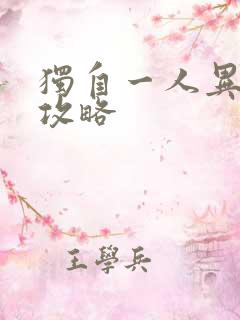 独自一人异世界攻略