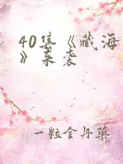 40集《藏海传》来袭