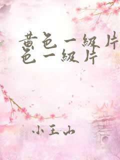 黄色一级片,黄色一级片