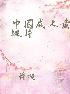 中国成人黄色一级片