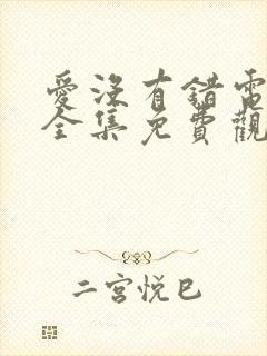 爱没有错电视剧全集免费观看