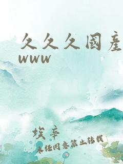 久久久国产精品www