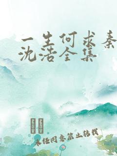 一生何求秦菲雪沈浩全集