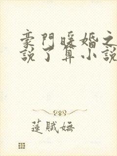 豪门暖婚之夫人说了算小说免费阅读