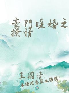 豪门暖婚之蚀骨撩情
