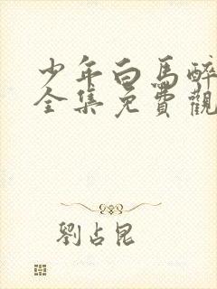 少年白马醉春风全集免费观看12集