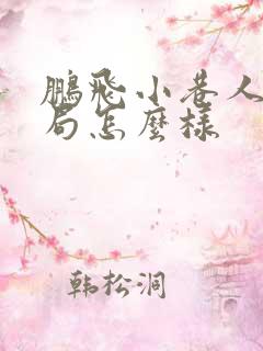 鹏飞小巷人家结局怎么样