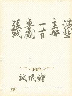 张鲁一主演的谍战剧有哪些