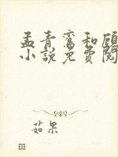 孟青鸾和顾琛的小说免费阅读