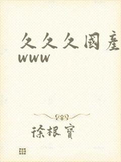 久久久国产精品www