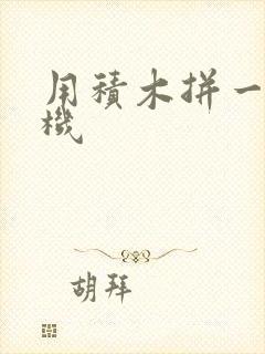 用积木拼一个飞机