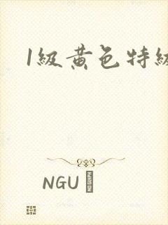 1级黄色特级片