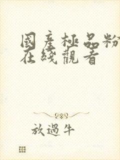 国产极品粉嫩嫩在线观看