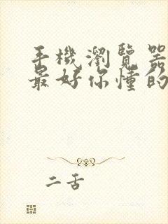 手机浏览器哪个最好你懂的