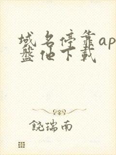 域名停靠app盘他下载