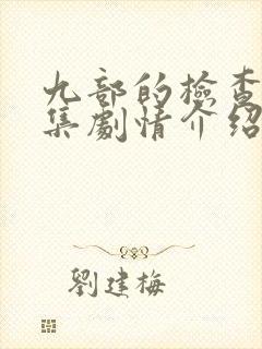 九部的检查官分集剧情介绍