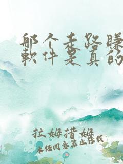 那个走路赚钱的软件是真的