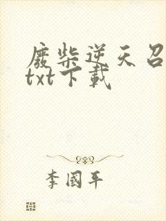 废柴逆天召唤师txt下载