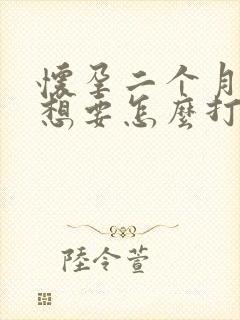 怀孕二个月了不想要怎么打掉