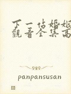 下一站婚姻免费观看全集高清