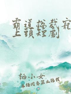 霸道总裁宠妻甜上头短剧